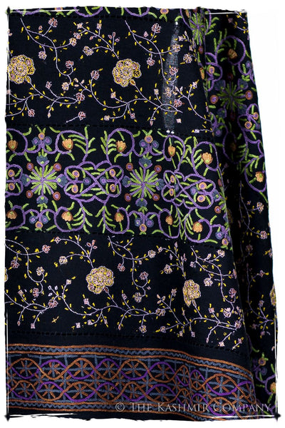 Trois Embroideries Soirée Palais Impérial Française Antiquaires Shawl