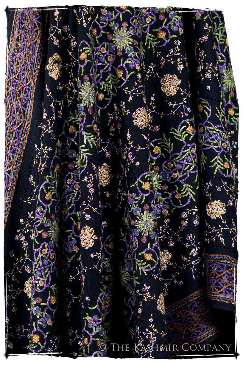 Trois Embroideries Soirée Palais Impérial Française Antiquaires Shawl