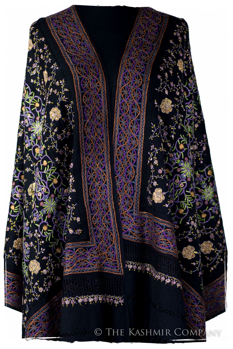 Trois Embroideries Soirée Palais Impérial Française Antiquaires Shawl