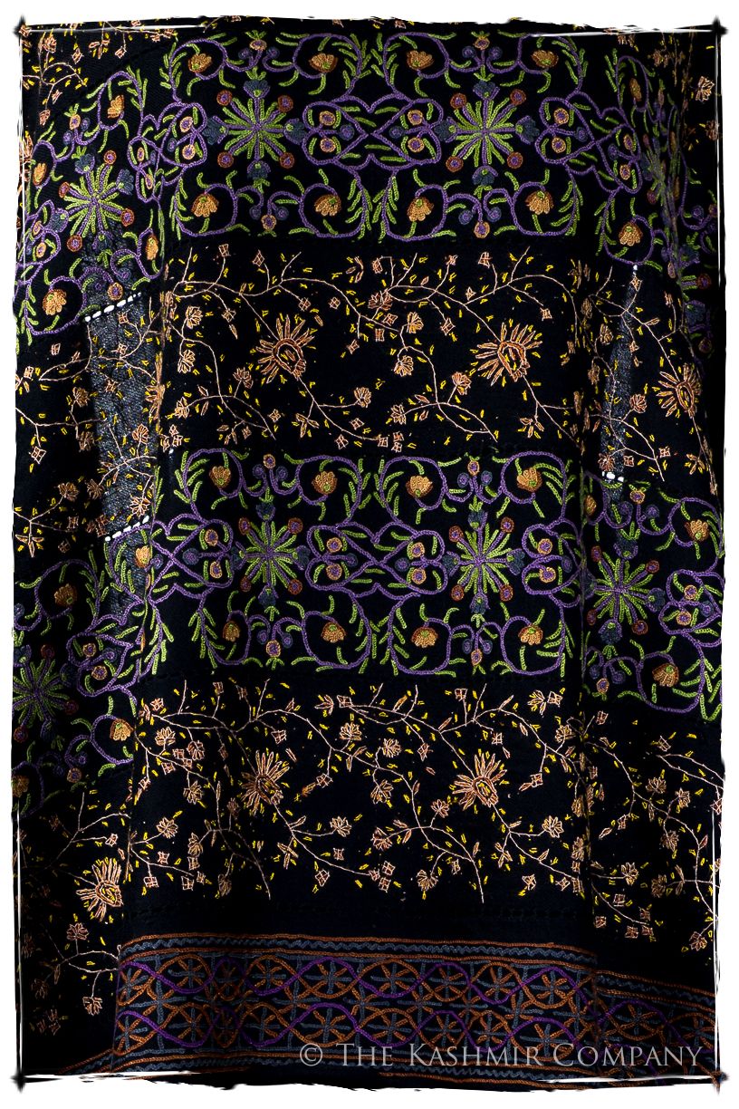 Trois Embroideries Soirée Pierre Précieuse Française Antiquaires Shawl