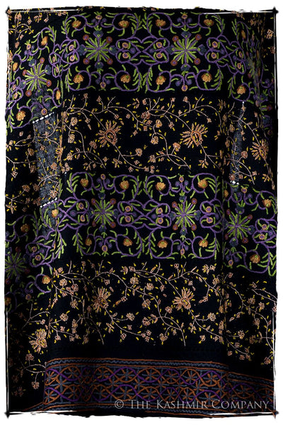 Trois Embroideries Soirée Pierre Précieuse Française Antiquaires Shawl