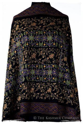 Trois Embroideries Soirée Pierre Précieuse Française Antiquaires Shawl