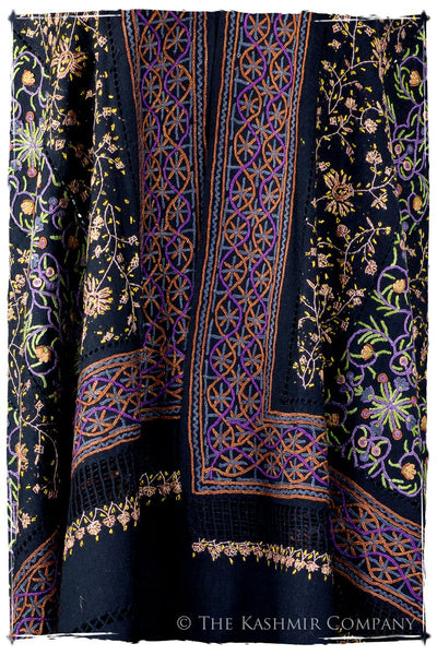 Trois Embroideries Soirée Pierre Précieuse Française Antiquaires Shawl