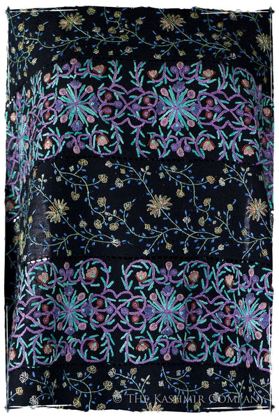 Trois Embroideries Soirée Saphir Bijou Française Antiquaires Shawl
