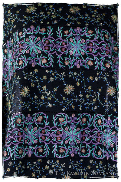 Trois Embroideries Soirée Saphir Bijou Française Antiquaires Shawl