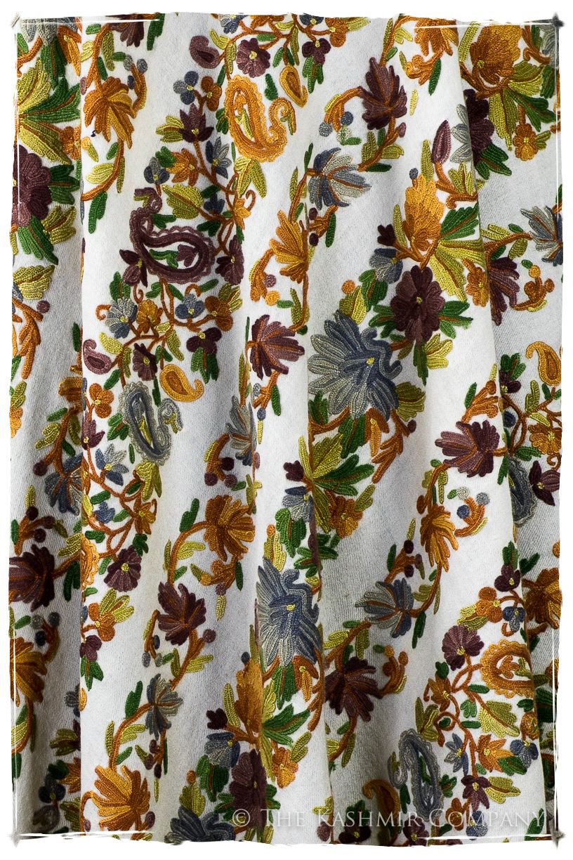 Jardin de Feuille de Vigne Notre Dame Shawl