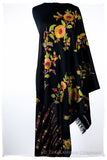 Jardin de Vignes Broderie d'acacia Chaîne Tirée Notre Dame Shawl