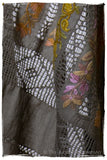 Jardin de Vignes Broderie Française Ficelle Tirée Notre Dame Shawl