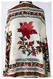 Broderie à cordes tirées Vine Rose Ivorie Pauline Shawl