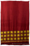 Broderie à cordes tirées Bombay Trois Frontières Shawl