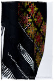 Broderie à cordes tirées Azalea Noir Trois Frontières Shawl