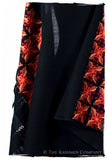 Broderie à cordes tirées Sienna Noir Trois Frontières Shawl
