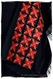 Broderie à cordes tirées Sienna Noir Trois Frontières Shawl