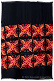 Broderie à cordes tirées Sienna Noir Trois Frontières Shawl