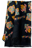 Les Nouvelles Fil Dessiné Paris Bouquet Maple Noir Shawl