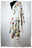 Française Bouquet de Héloïse d'ivoire Provence Shawl