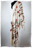 Française Bouquet de Fréderique d'ivoire Provence Shawl