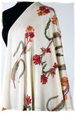Française Bouquet de Fréderique d'ivoire Provence Shawl