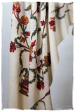 Française Bouquet de Fréderique d'ivoire Provence Shawl