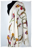 Française Bouquet de Eugénie d'ivoire Provence Shawl