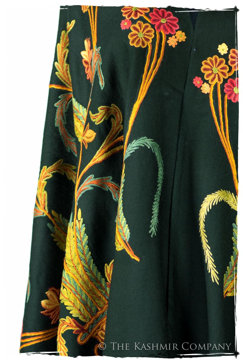 Française Bouquet de Lucienne Verte Provence Shawl