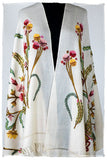 Française Bouquet de Édith d'ivoire Provence Shawl
