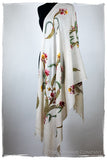 Française Bouquet de Édith d'ivoire Provence Shawl