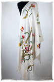 Française Bouquet de Édith d'ivoire Provence Shawl