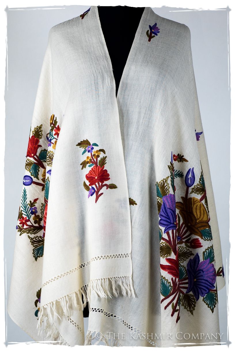 Française Bouquet de Roses Gabrielle Provence Shawl