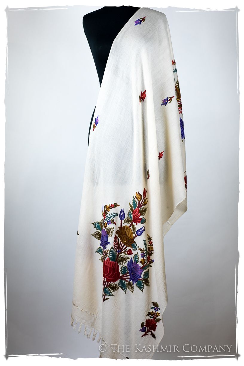 Française Bouquet de Roses Gabrielle Provence Shawl