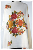 Française Bouquet de Roses Charlotte Provence Shawl