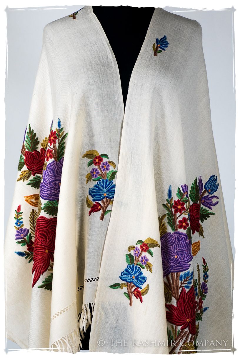 Française Bouquet de Roses Françoise Provence Shawl