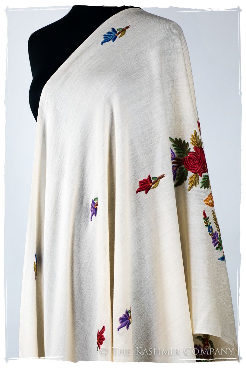 Française Bouquet de Roses Françoise Provence Shawl