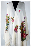 Française Bouquet de Roses Dominique Provence Shawl