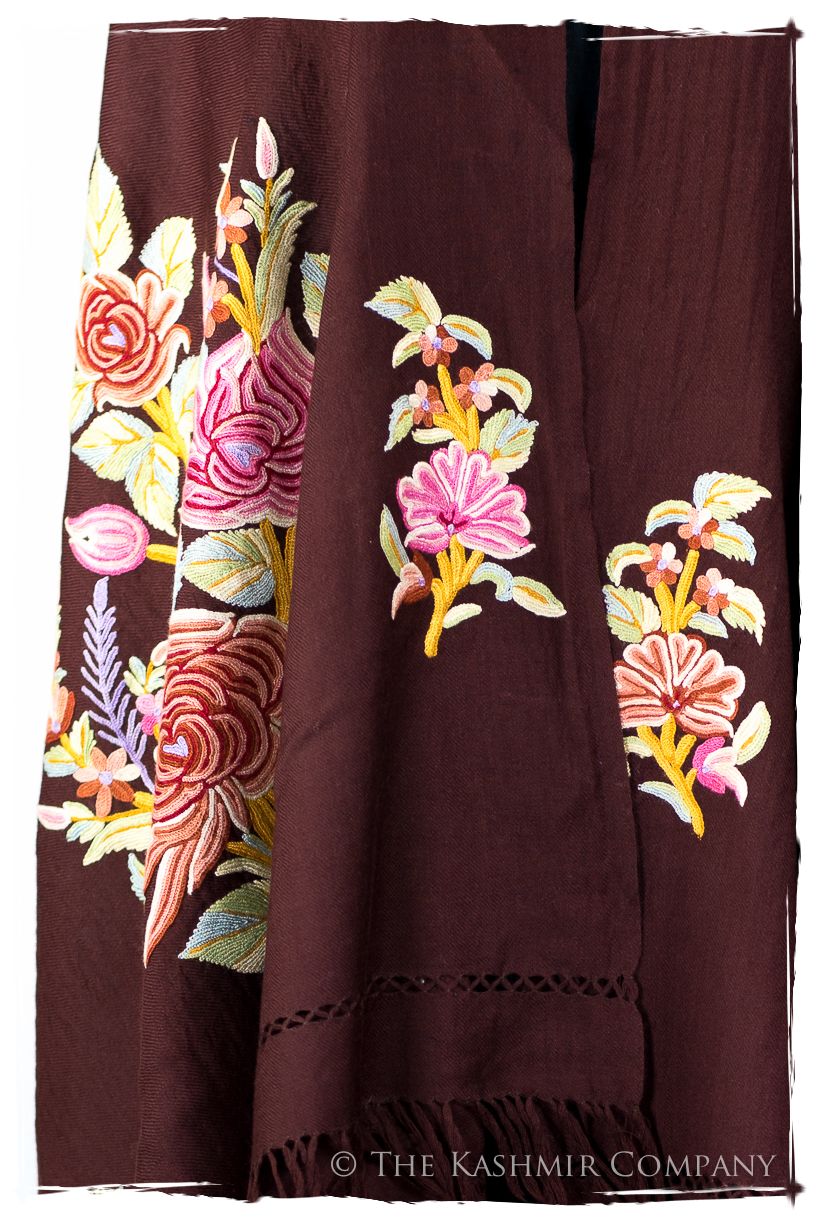 Française Bouquet de Roses Claire Provence Shawl