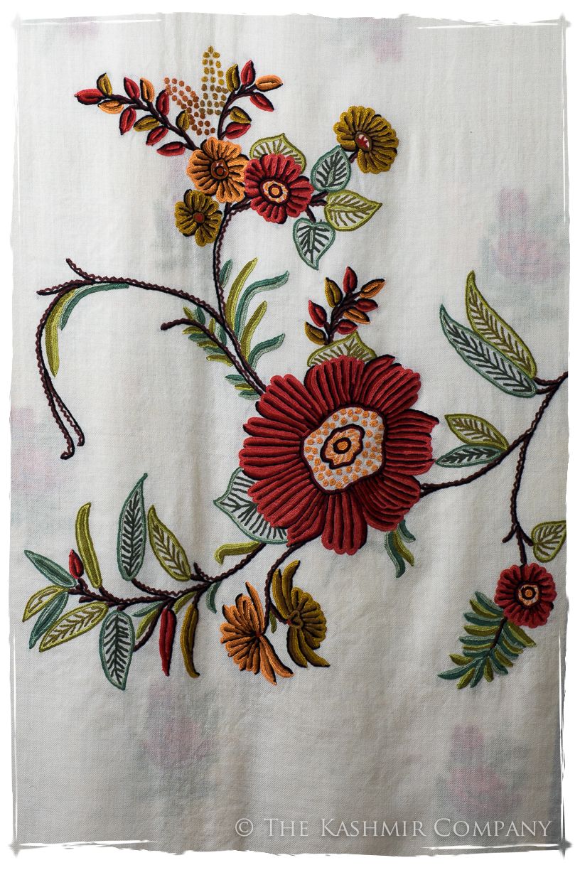 Beauté des Grandes Fleurs Amalie Provence Shawl