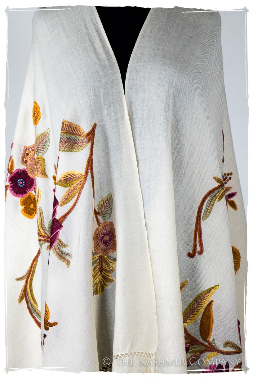 Beauté des Grandes Fleurs Clarette Provence Shawl
