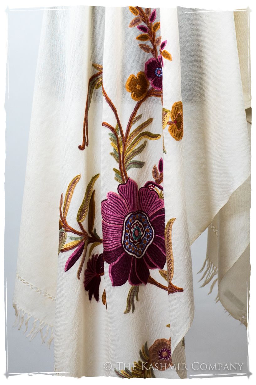 Beauté des Grandes Fleurs Clarette Provence Shawl