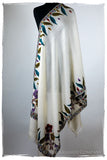 Édith Frontière Belle Saison d'ivoire Shawl