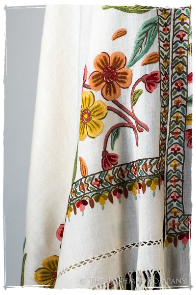 Luciennè Frontière Belle Saison d'ivoire Shawl