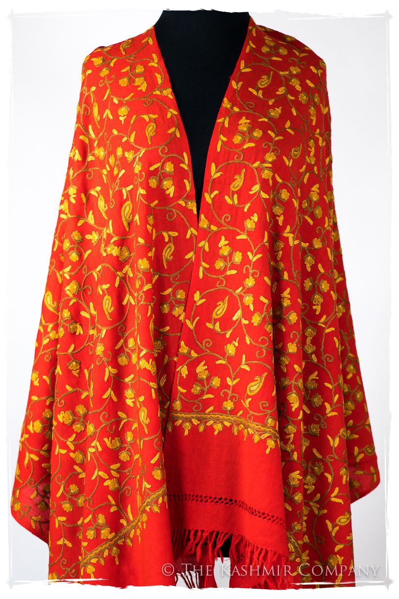 Française Héloïse Secret Garden Shawl