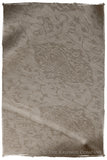 Jacquard Paisley Pashmina Taupe Cashmere Scarf