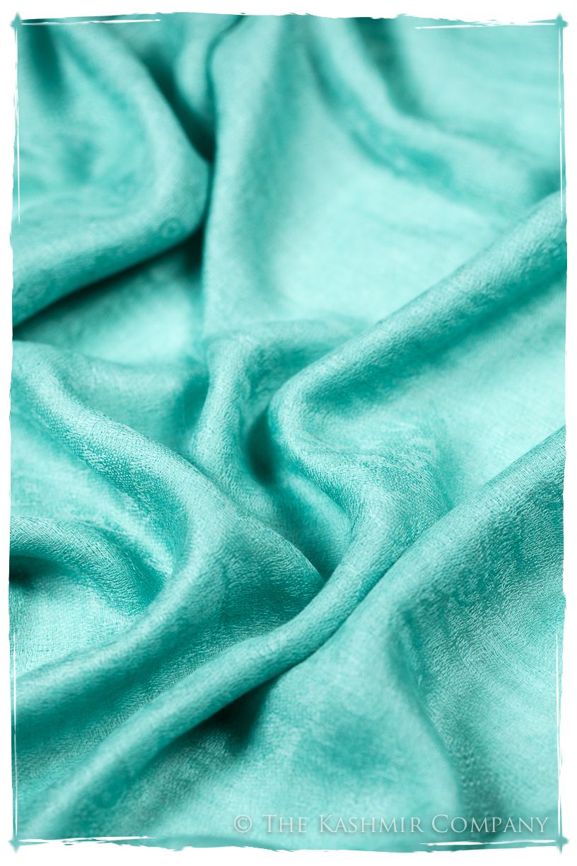 Jacquard Paisley Aquarius Cashmere Scarf