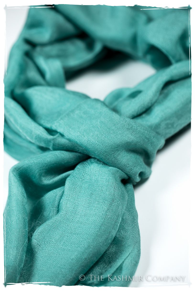 Jacquard Paisley Aruba Cashmere Scarf