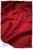 Jacquard Paisley Flame Scarlet Cashmere Scarf