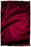 Jacquard Paisley Garnet Cashmere Scarf