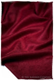 Jacquard Paisley Garnet Cashmere Scarf