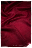 Jacquard Paisley Garnet Cashmere Scarf