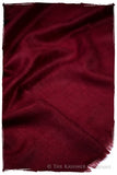 Jacquard Paisley Garnet Cashmere Scarf