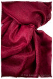Jacquard Paisley Garnet Cashmere Scarf